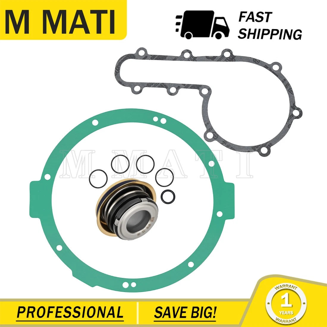 Water Pump Seal Cover Gaskets Kit for Polaris Scrambler Sportsman XP 1000 850 (2014–2023)