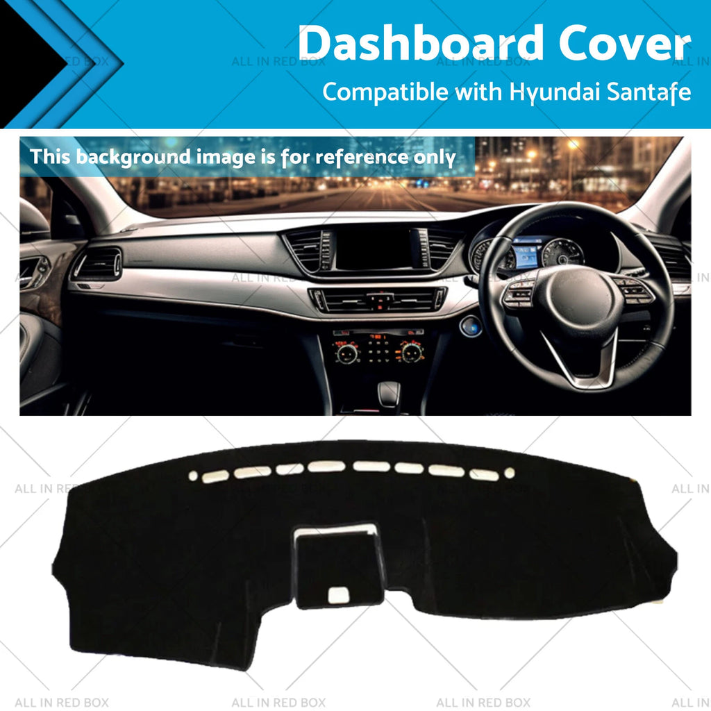 RHD Non-slip Dash Mat for Hyundai Santafe (2006–2012)