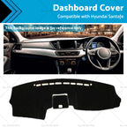 RHD Non-slip Dash Mat for Hyundai Santafe (2006–2012)