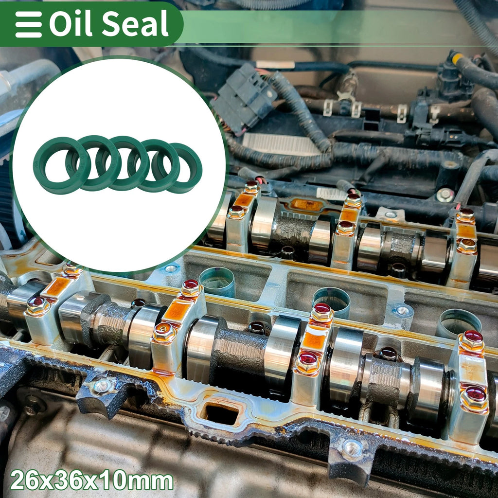 Set of 5 Oil Seal Ring 26x36x10mm for Rotary Shaft (Universal)