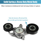 Belt Tensioner Pulley Assembly 16601-0V010 for Toyota Camry (2010–2011)
