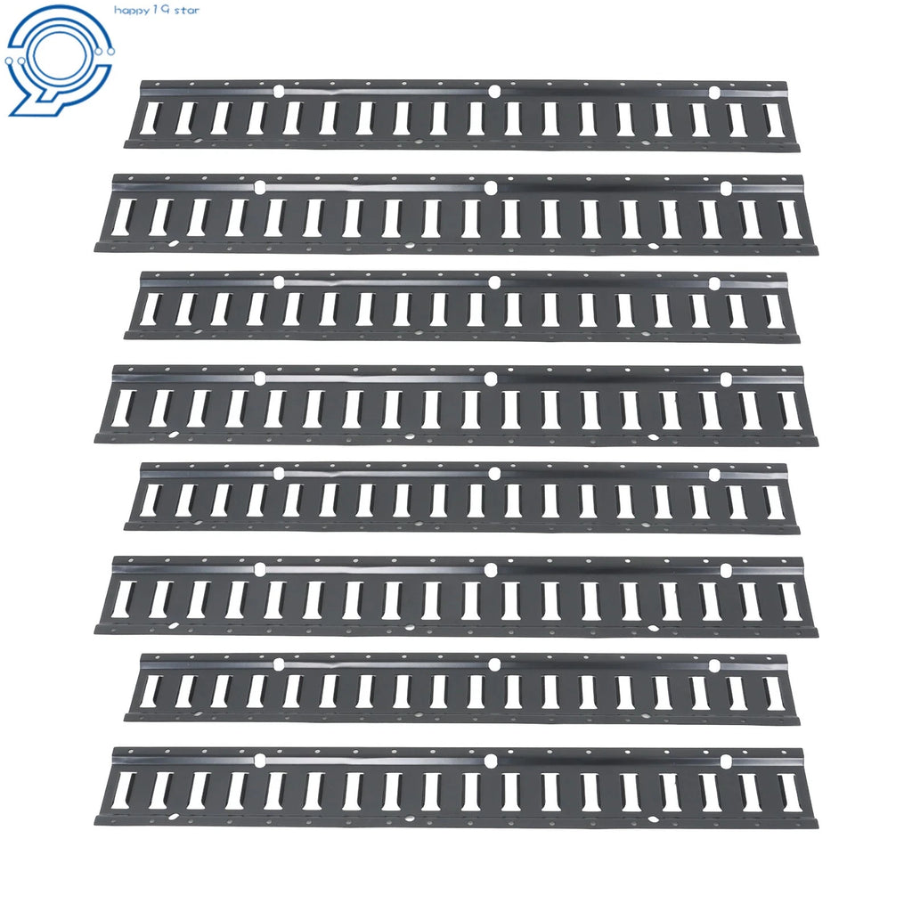 Set of 8 E Track Rails for Enclosed Trailer (3')