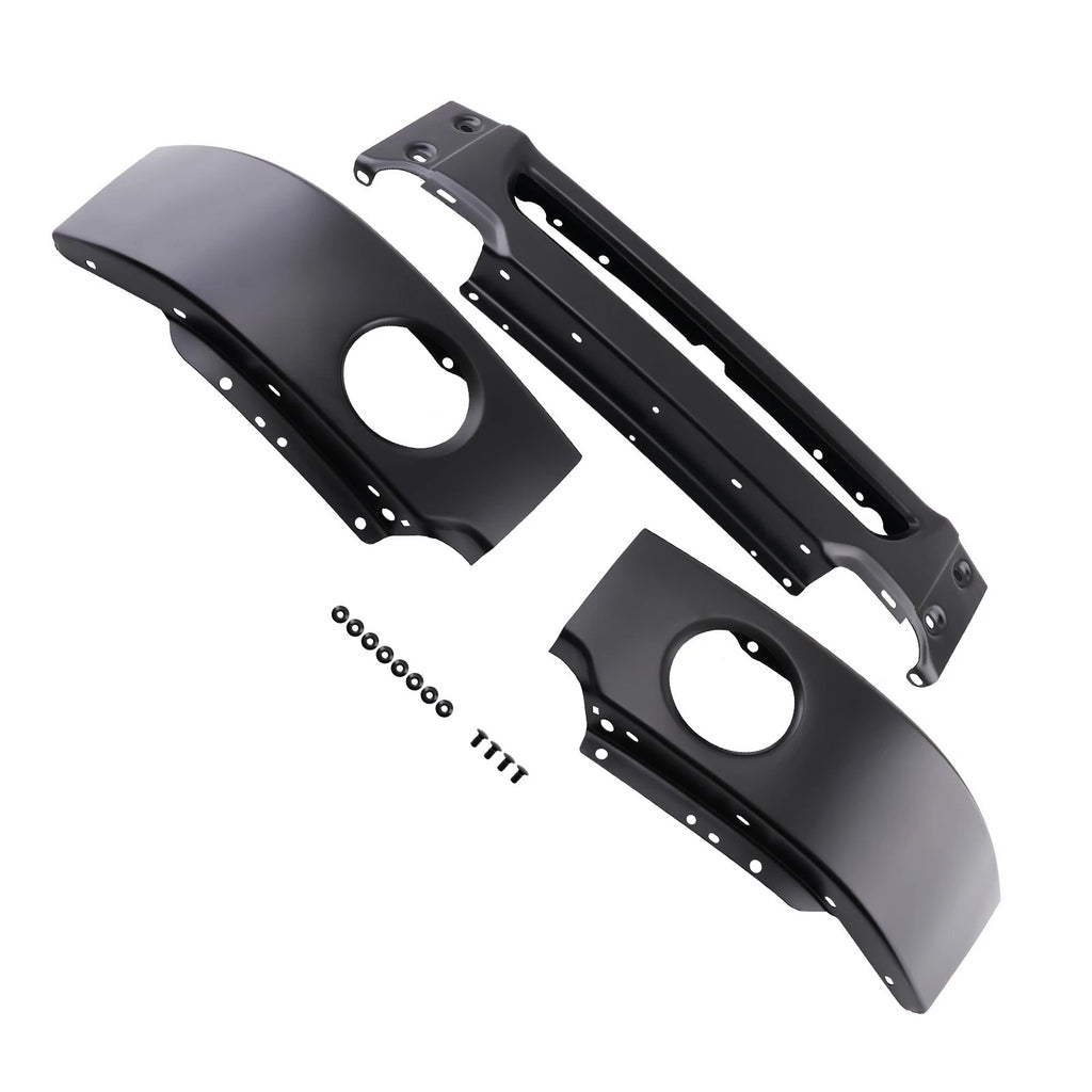 Front Bumper Face Bar for Ford F150 (2006–2008) Steel Black 6L3Z17757DAPTM