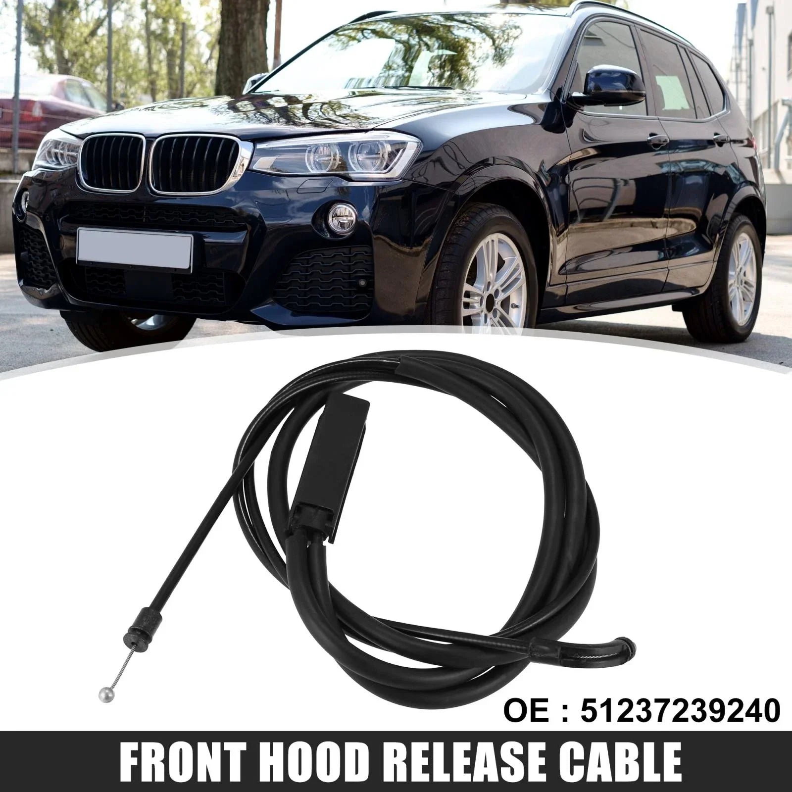 Front Hood Release Cable for BMW 320i 335i