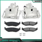 Set of 2 Rear Brake Calipers & Ceramic Pads for Dodge Durango (2004–2009)