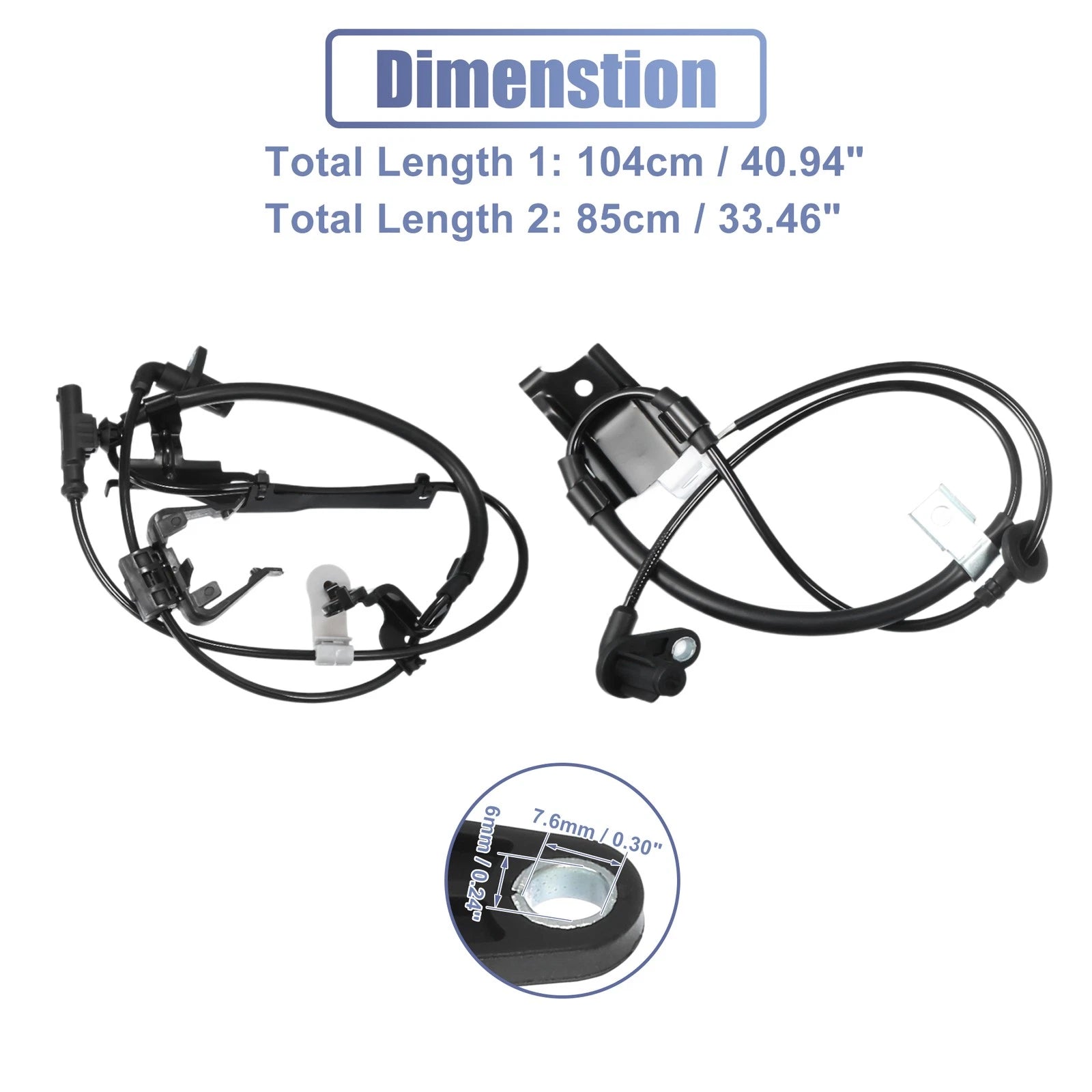 Set of 4 ABS Wheel Speed Sensors for Toyota Venza (2009–2015)