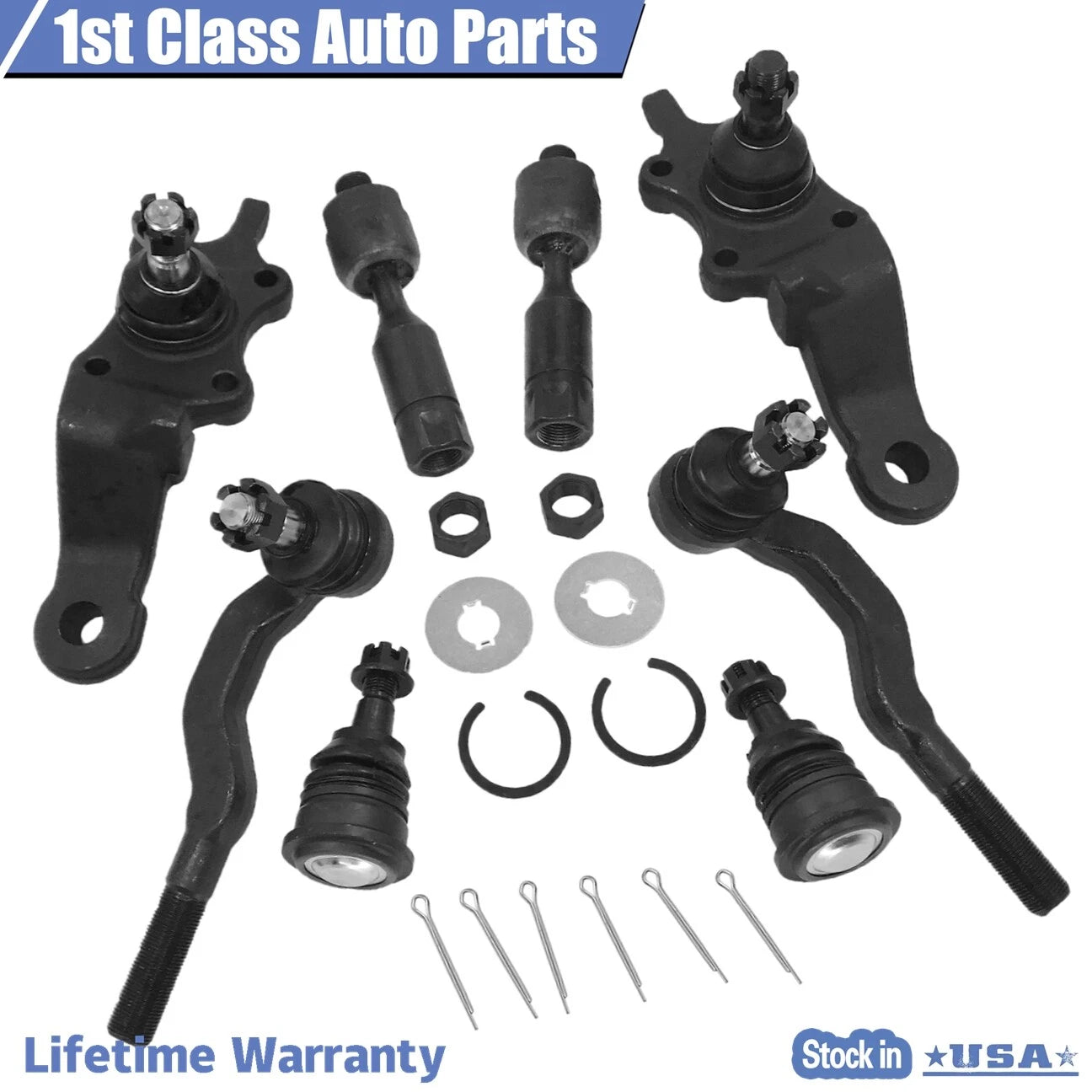 Lower Ball Joint & Outer Tie Rod for Toyota Tacoma (1995–2004)