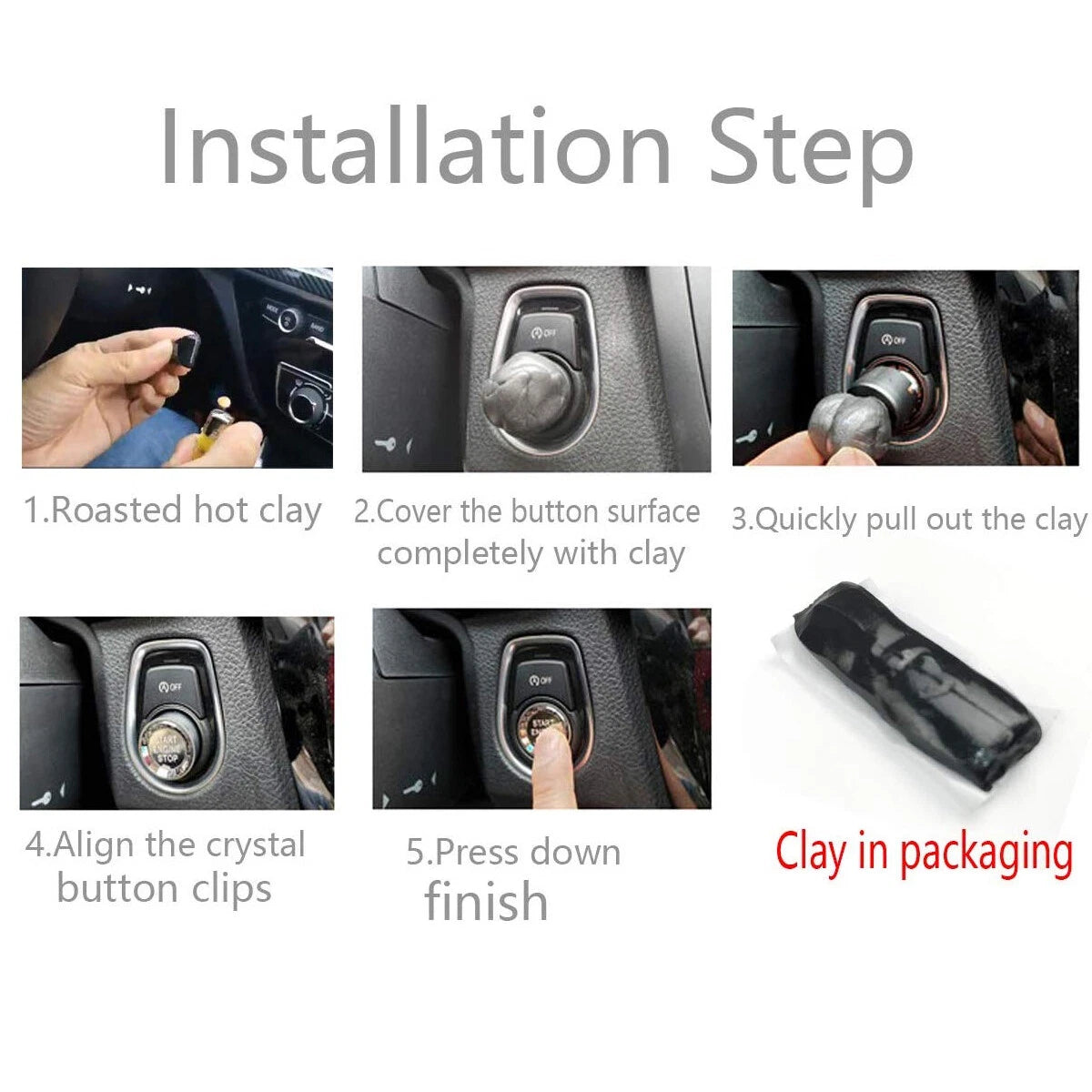 Engine Start Stop Switch Button for BMW E90 (2006–2012)