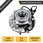 Front Wheel Bearing Hub Set for Chevy Silverado GMC Sierra 2500 HD (2001–2019)