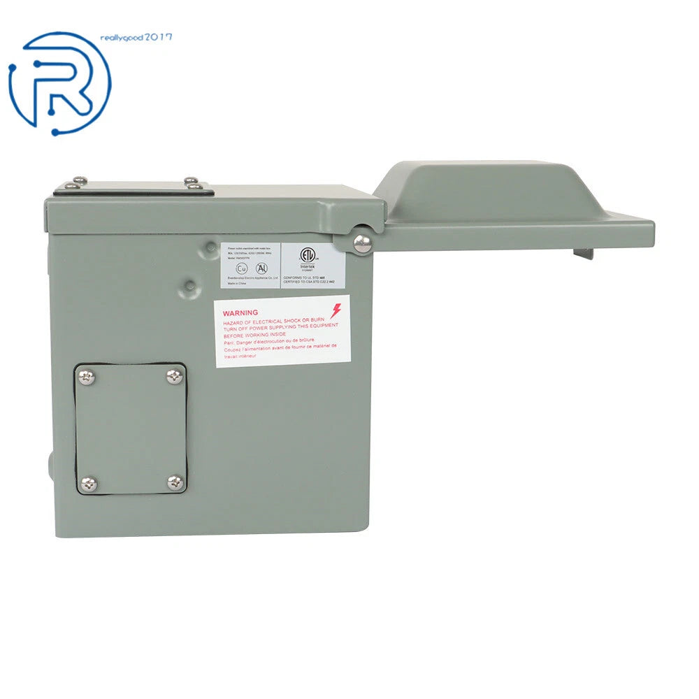 50 Amp RV Power Outlet Box for Electrical Receptacle (NEMA 14-50R)
