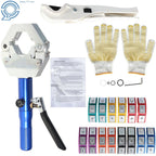 Hydraulic A/C Hose Crimping Tool Set with 7 Dies for Make Model