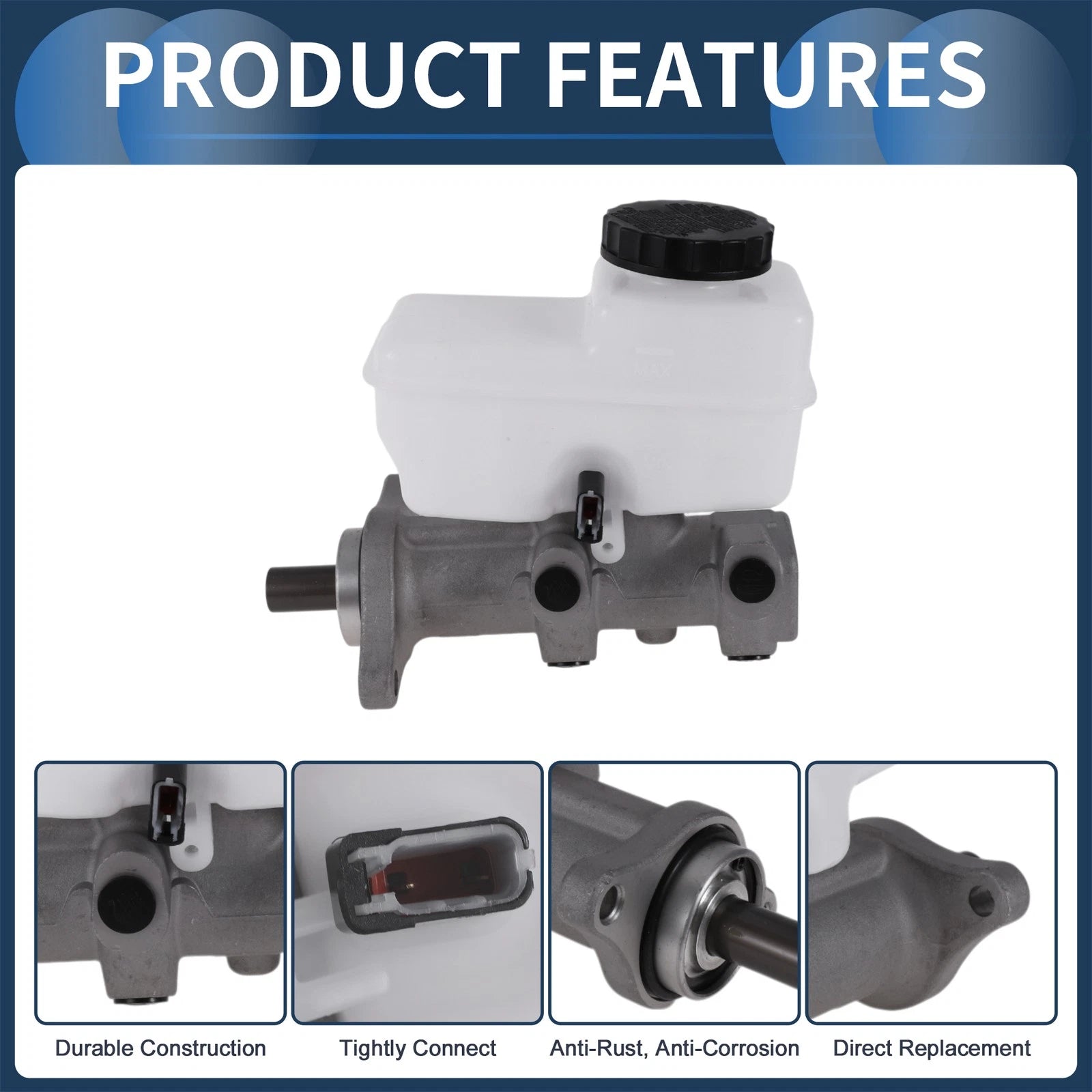 Brake Master Cylinder with Reservoir No.M630484 for Nissan Frontier (2005–2010)