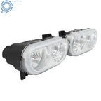 Set of 2 Halogen Headlight Assemblies for Dodge Challenger (2008-2014) Chrome