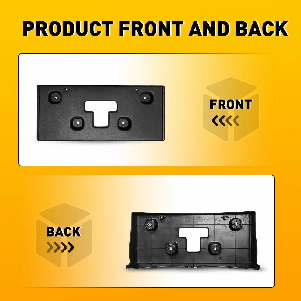 License Plate Bracket Mount Frame for Buick Encore (2017-2022) Black