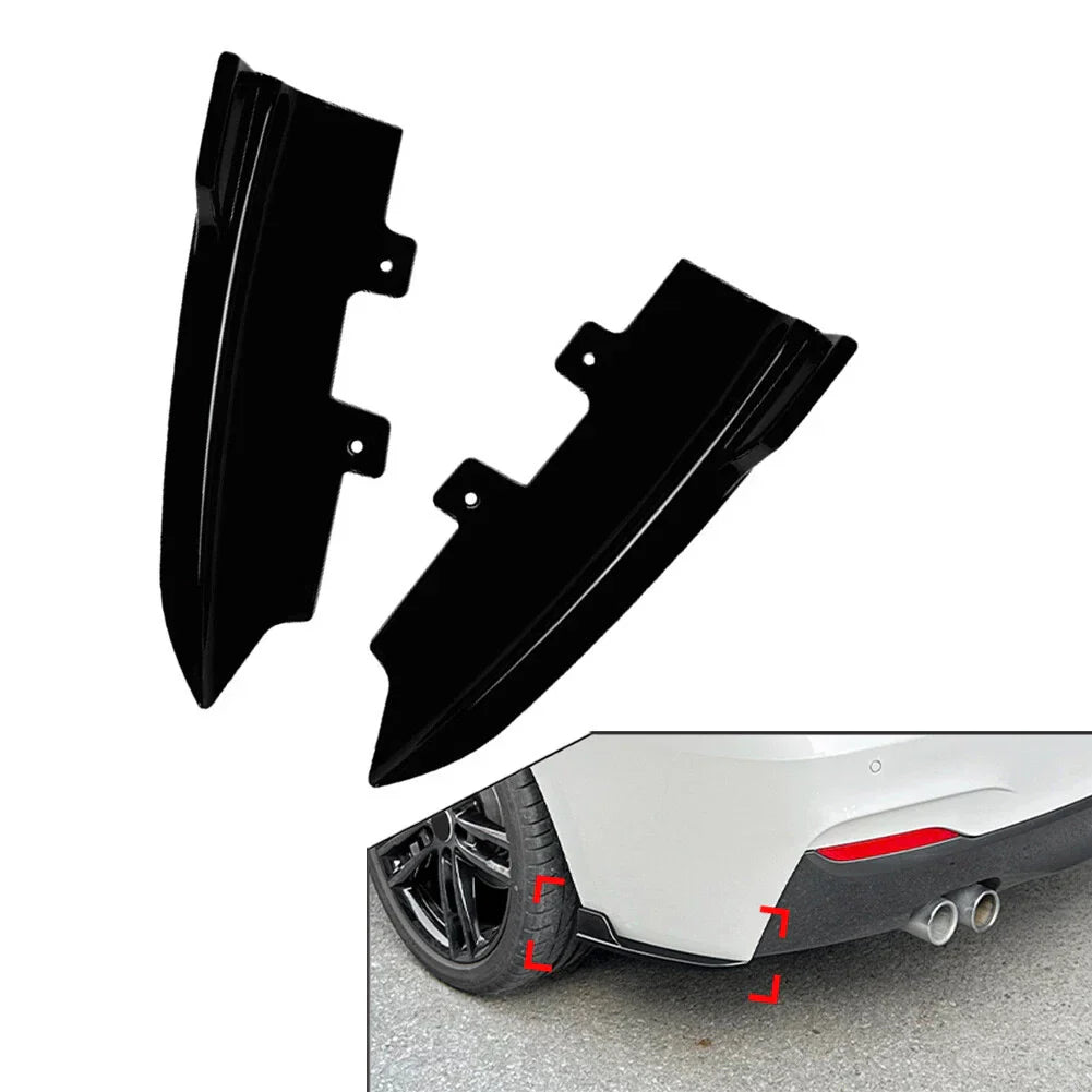 Rear Bumper Side Spoiler Splitter for BMW 2 Series F22 F23 M Sport (2015-2019)