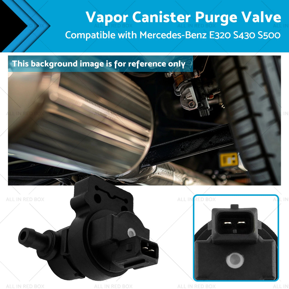 Vapor Canister Purge Valve for Mercedes-Benz E320 S430 S500 (1998–2006)