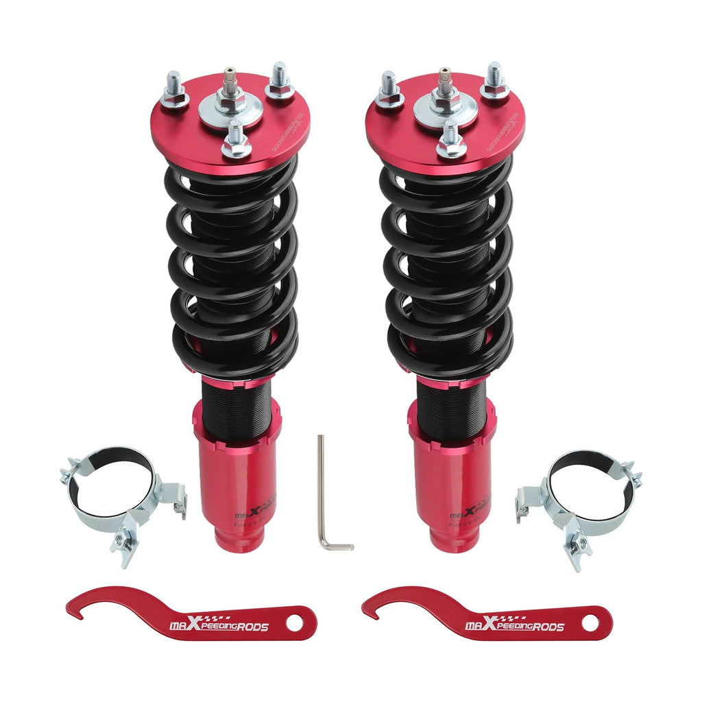 2X Front Coilover Lowering Suspension Kit for Honda Accord (1990–1997)