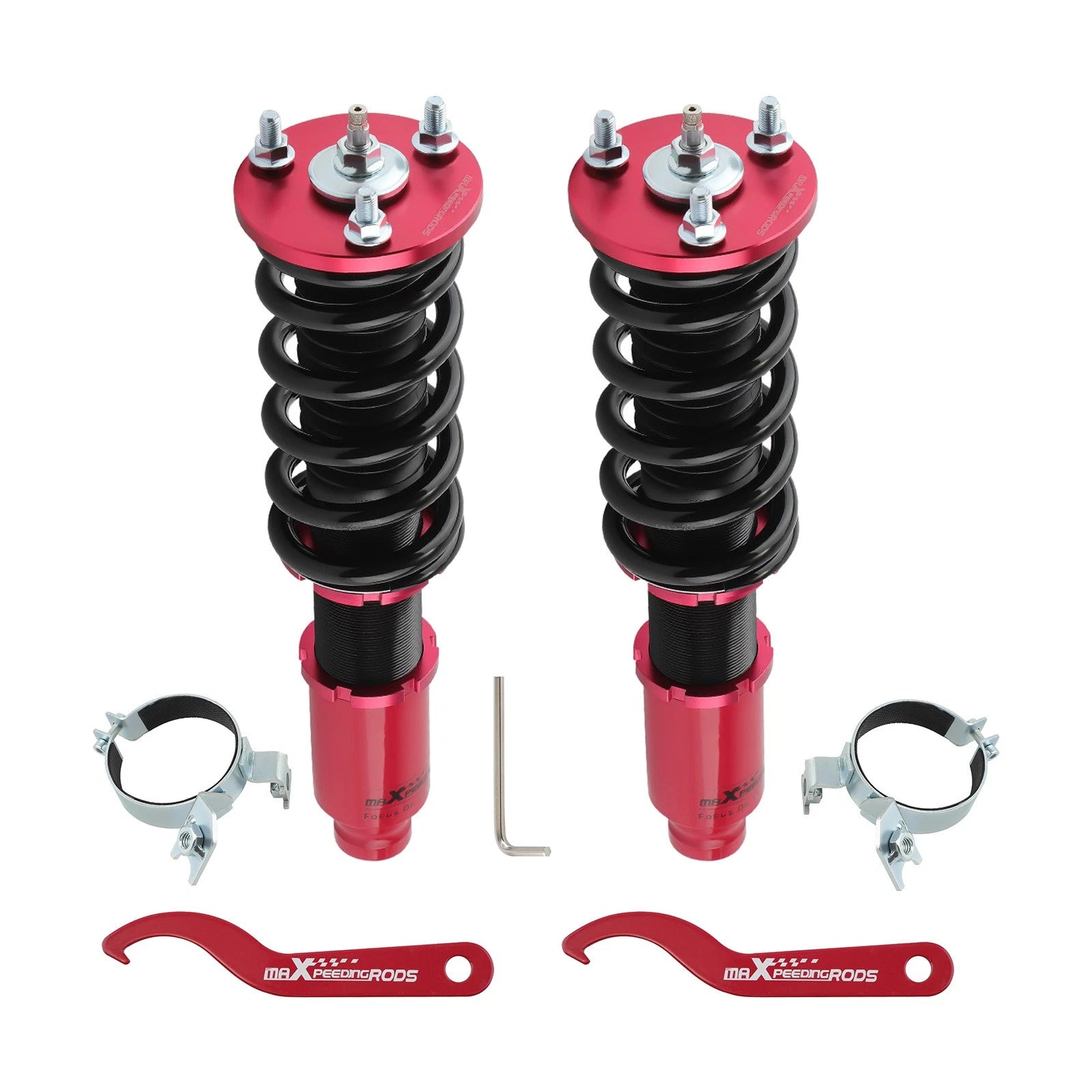 2X Front Coilover Lowering Suspension Kit for Honda Accord (1990–1997)