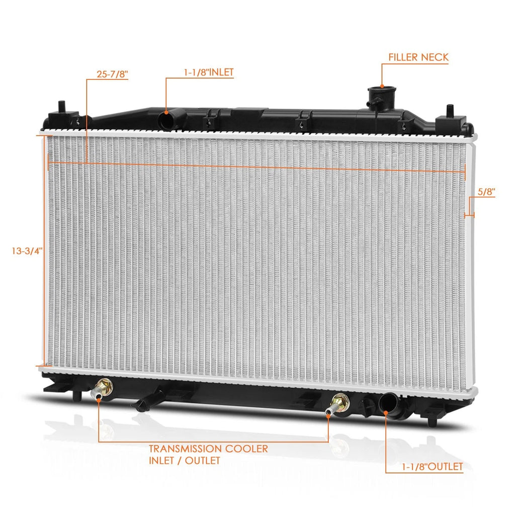Aluminum Cooling Radiator for Honda Civic Hybrid (2003–2005) DPI-2572