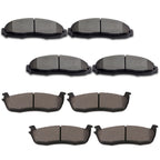 Set of 4 Ceramic Brake Pads for Ford F-150, Lincoln Blackwood