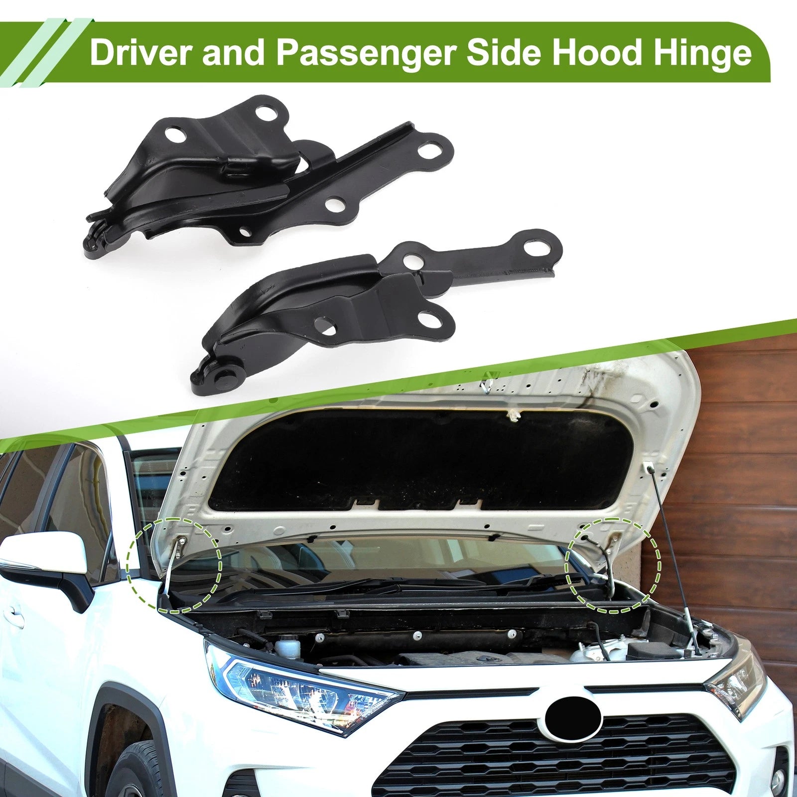 Hood Hinges for Toyota 4Runner (2003–2009) No. 5342035060 - 1 Pair