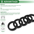 Set of 5 Oil Seal Rotary Shaft Seal NBR Rubber 17x22x3.5mm