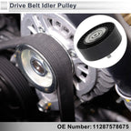 Drive Belt Idler Pulley Black for BMW Series 3 (2008 - 2012) 1 Pcs