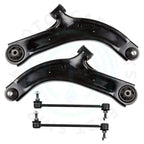 Set of 4 Front Lower Control Arms for Nissan Cube Versa (2007–2013)