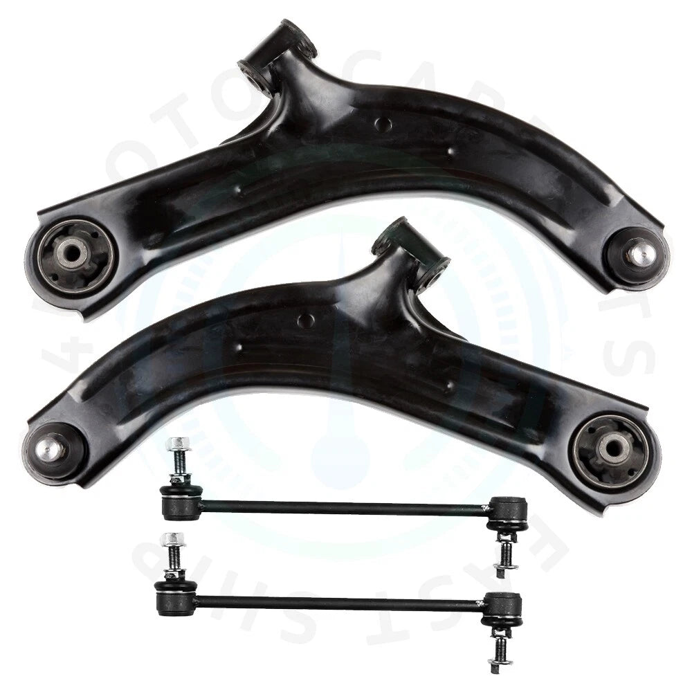 Set of 4 Front Lower Control Arms for Nissan Cube Versa (2007–2013)