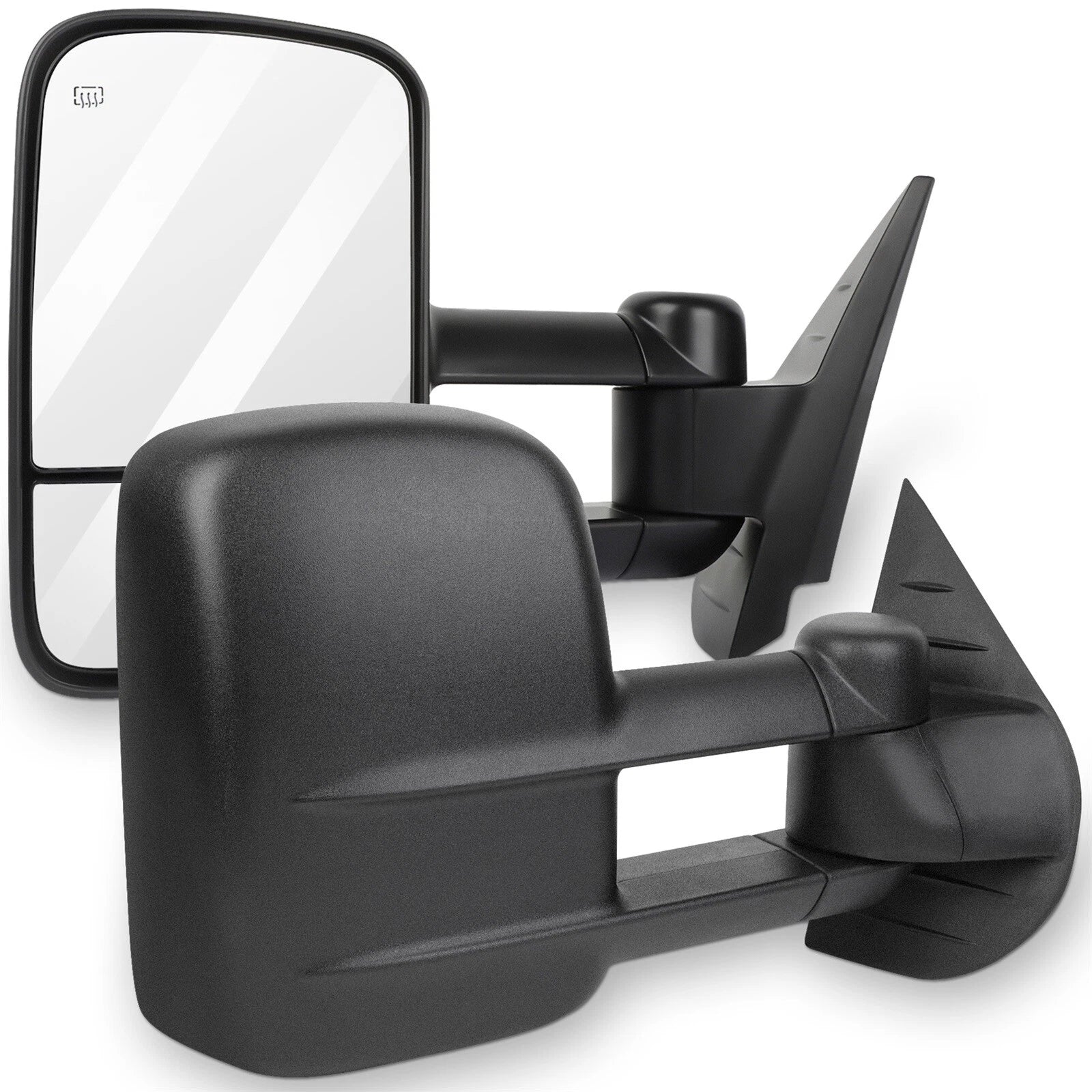 Pair Power Heated Towing Mirrors for Chevrolet Silverado/Sierra 1500 (2007–2014)