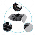 Dual drink cup coin holder ashtray RHD for VW T5 Touareg (2007–2010)