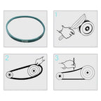 Drive Belt for Toro Turfmaster 30 in Mower (121-5765)
