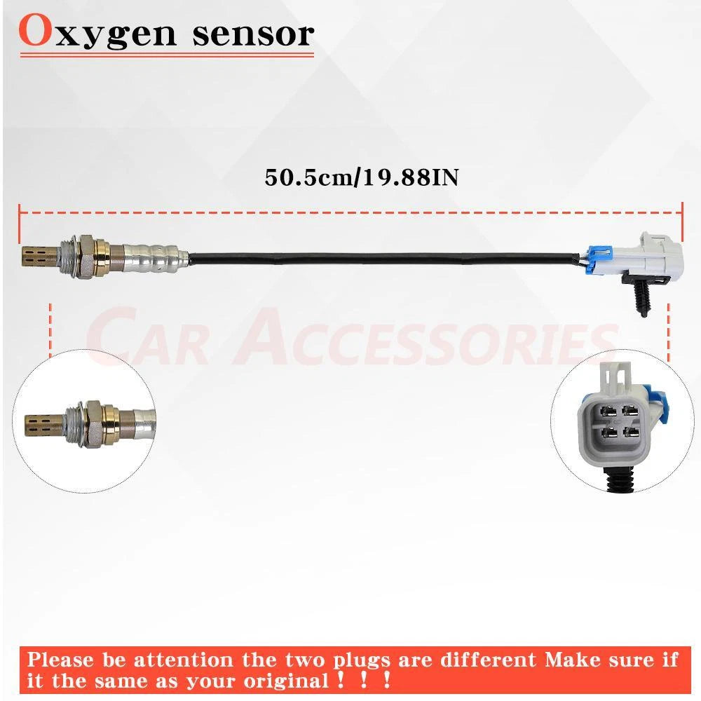 2X O2 Oxygen Sensor for Chevy Silverado GMC Sierra Yukon 1500 V8 (2007–2013) 234-4668