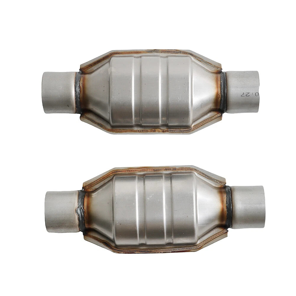 2X 2.5" Universal Catalytic Converter for Chevy Silverado 1500