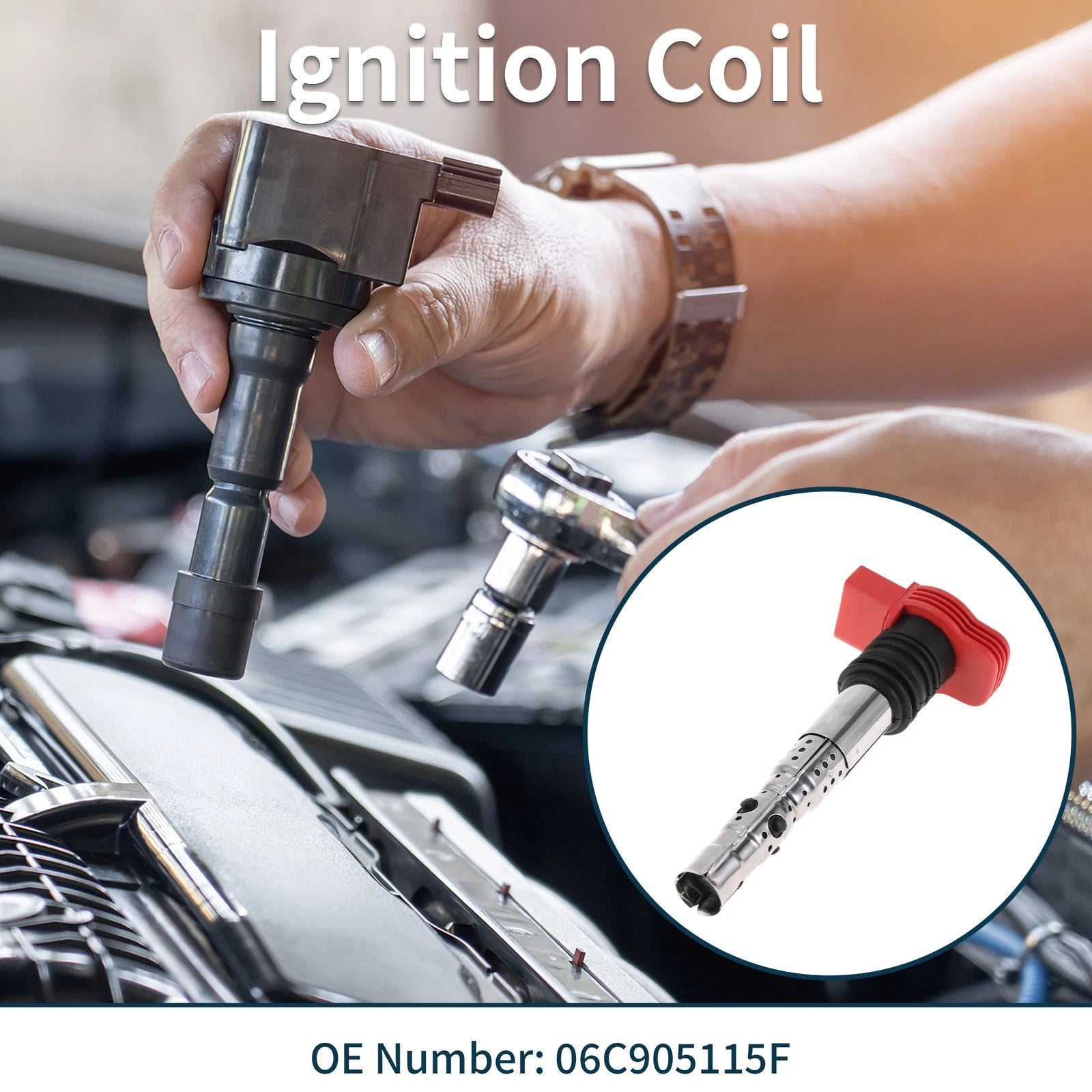 Ignition Coil Pack No. 06C905115F for Audi A6 (2002–2005)