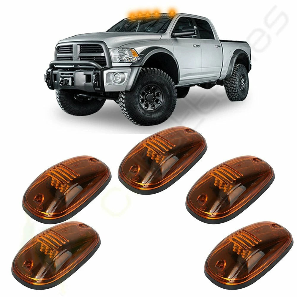 5X 16-3528-SMD Amber Cab Marker Clearance Light for Dodge Ram 1500-5500 (2003–2015)
