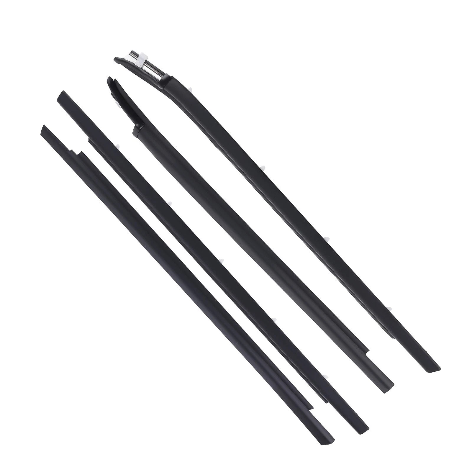 Set of 4 Window Belt Weatherstrip for Toyota Tundra Double Cab (2000–2006)