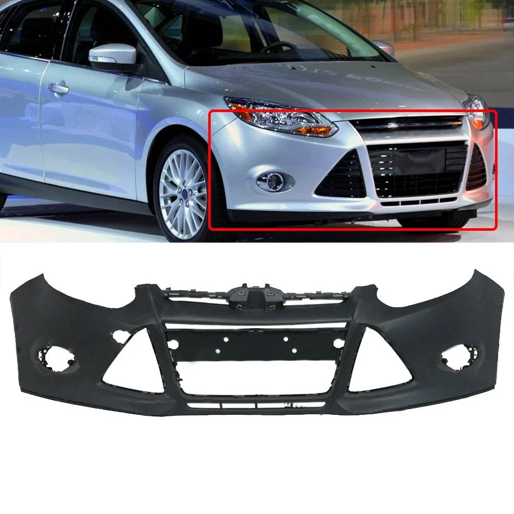 Front Bumper for Ford Focus Sedan (2012â2014) w/ Tow Hole