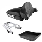 Chopped Trunk Backrest Mount Rack for Harley Road Glide (2009–2013)