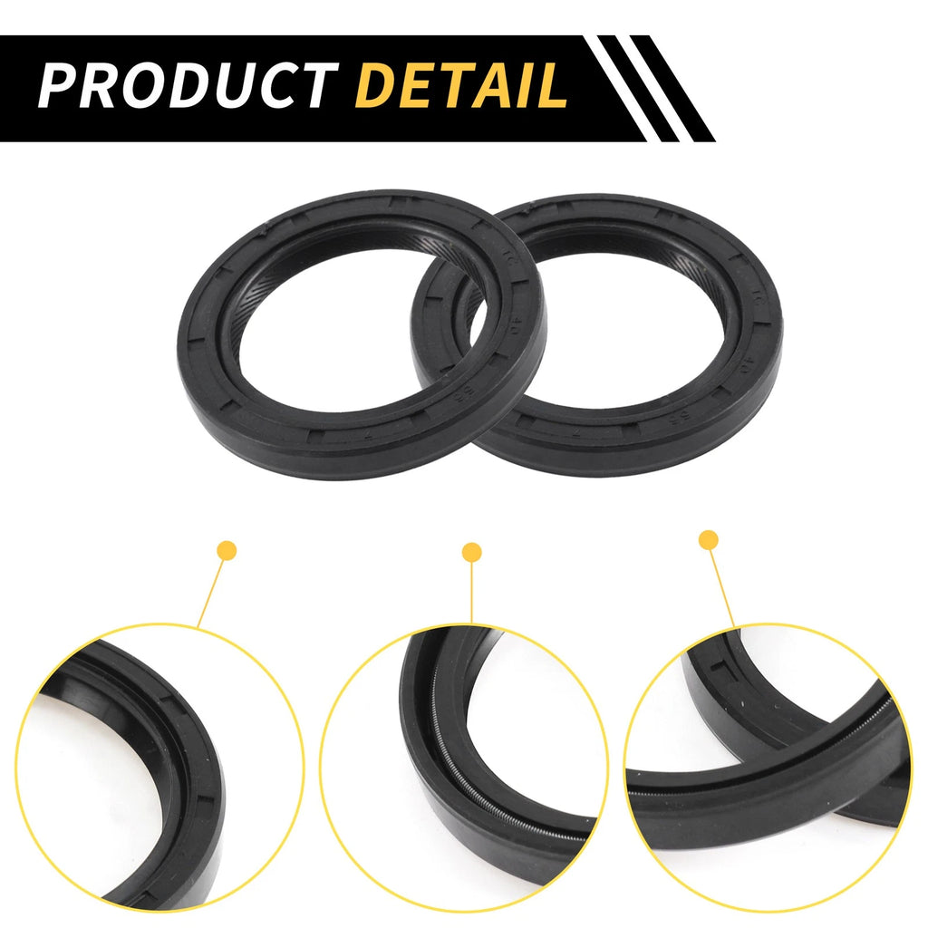 Set of 5 Oil Seal Ring for Rotary Shaft 40x56x7mm NBR Rubber