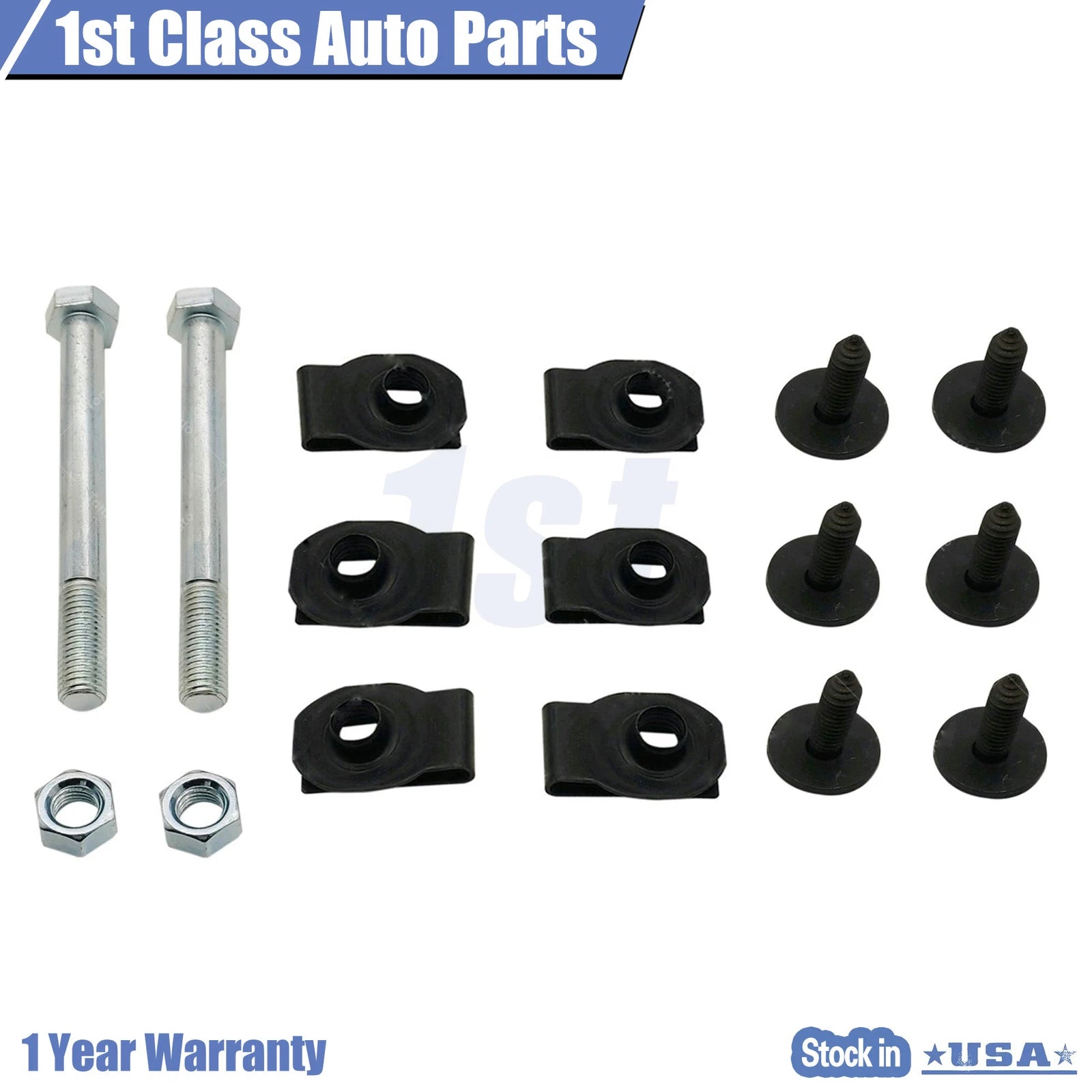 Set of 16 Front Leaf Spring Bracket Mounting Bolts for 1967-1981 Camaro Firebird