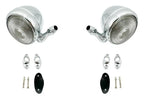 Spot Light Set Chrome Teardrop for Outdoor Mounting Universal (Universal)