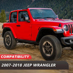 Lift Kit Control Arms Set for Jeep Wrangler (2007–2018) 0-6"