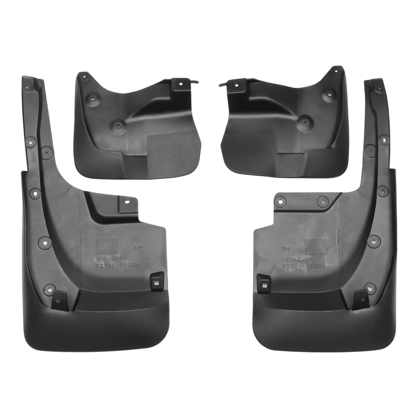 Mud Flaps Splash Guards Set of 4 for Lexus LX570 (2013–2015)