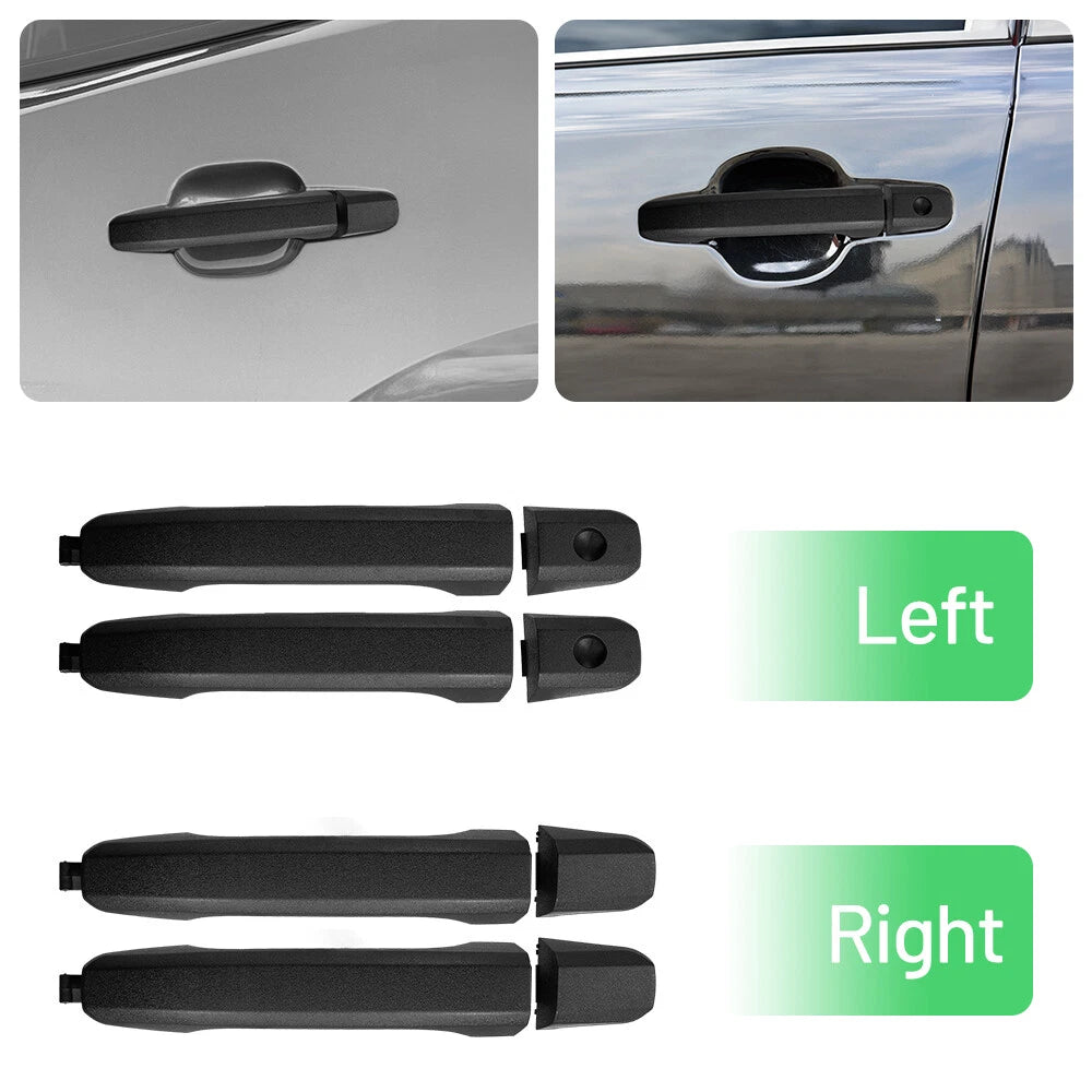 Outside Door Handle Set of 4 for 2014-2019 Chevrolet Silverado 1500 2500