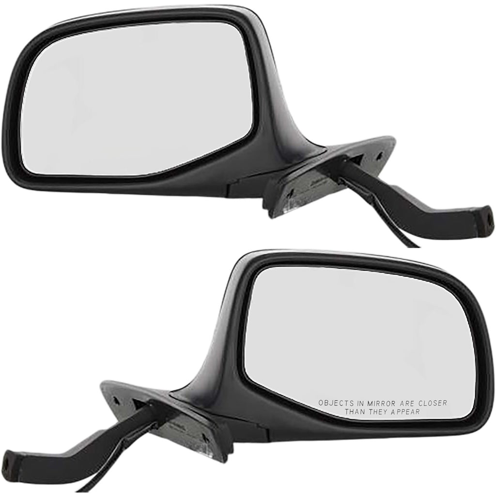 Set of 2 Power Mirrors for Ford F-150 (1992–1996) Paintable Manual Folding