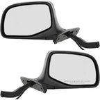 Set of 2 Power Mirrors for Ford F-150 (1992–1996) Paintable Manual Folding