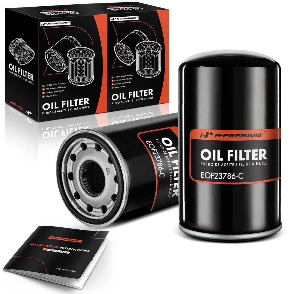 2X Engine Oil Filter for Ford F-250, F-350 (1994–1997)