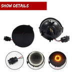 Smoked Switchback LED Front Bumper DRL Signal Lights for Pontiac Firebird (1998–2002)
