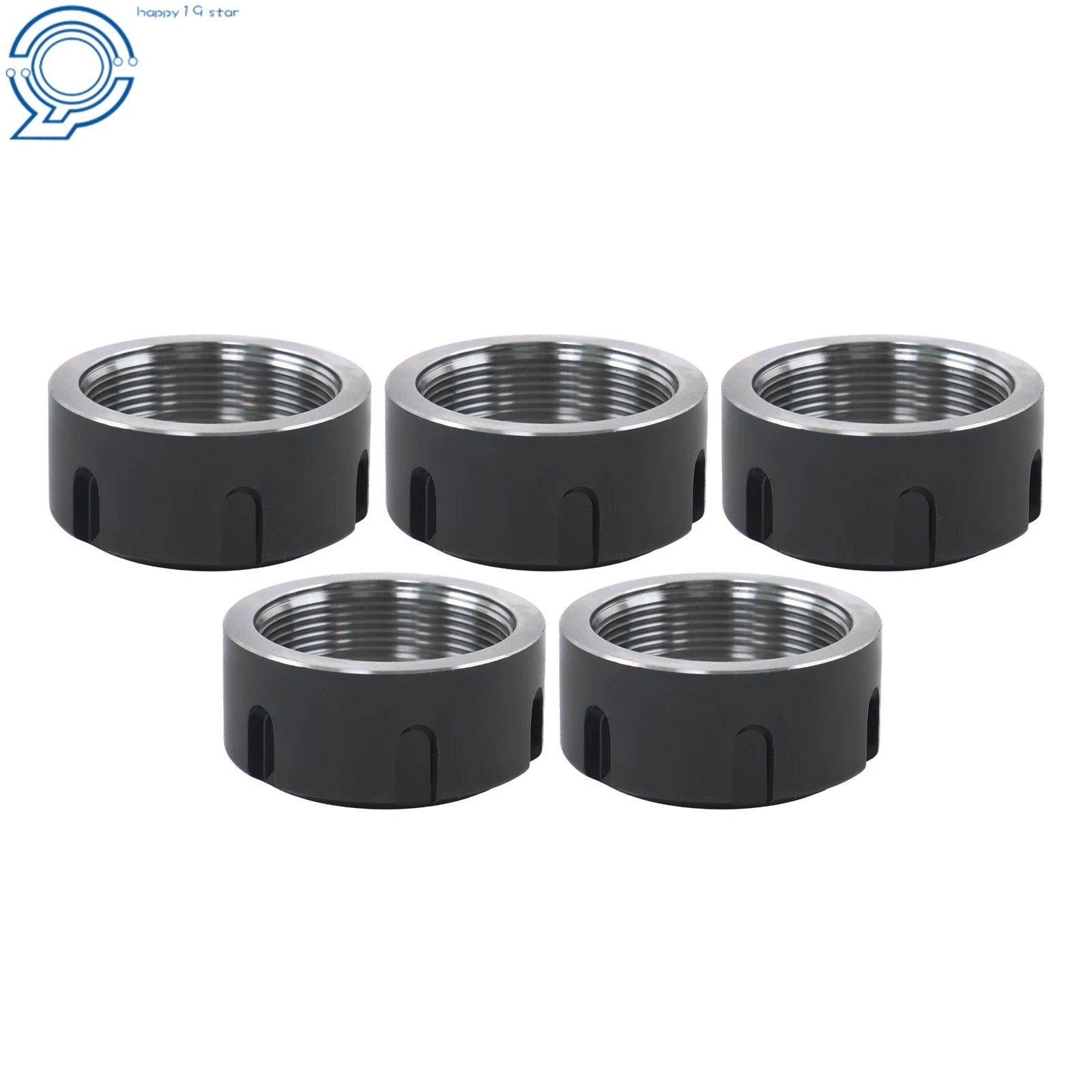 Set of 5 ER32 Nuts for CNC Milling Clamping